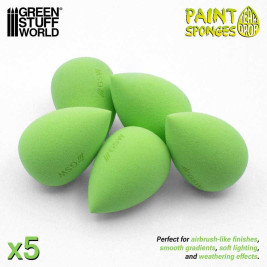 Teardrop Paint Sponges – aplikační houbičky ve tvaru kapky (5 ks)