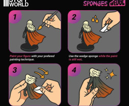 Paint Wedge Sponges – aplikační houbičky ve tvaru klínu (24 ks)