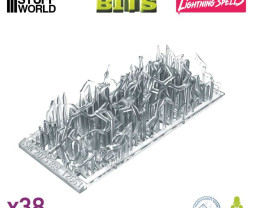 3D Printed Set Light Spells – 3D tištěné blesky (38 ks)