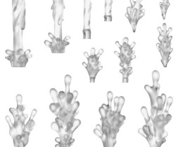 3D Printed Set Toxic Streams – 3D tištěné toxické proudy (24 ks)