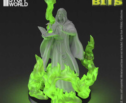 3D Printed Set Fire Spells – 3D tištěné ohňové efekty (22 ks)