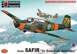 1:72 SAAB Safir „In Swedish services“