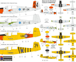 1:72 SAAB Safir „In Nodric services“