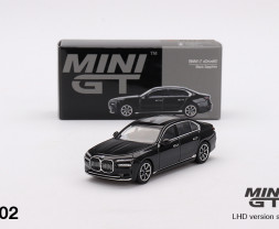 1:64 BMW i7 xDrive60 Black Sapphire
