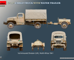 1:35 Chevrolet G7117 Cargo Truck w/ Water Trailer