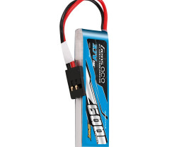 Gens ACE LiPo - 1S 600mAh 3.7V 1S1P (15C) for F3K JR Plug