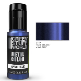 Vivid Metallic Paint – Anvil Blue (17 ml)