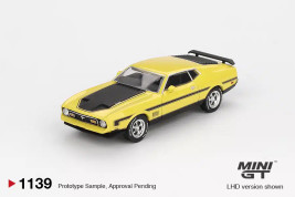 1:64 Ford Mustang Mach 1 Grabber Yellow 1971