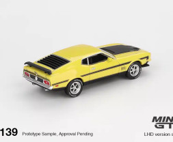 1:64 Ford Mustang Mach 1 Grabber Yellow 1971