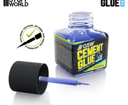 Blue Cement Fast Glue for Plastics – modré lepidlo na plastikové modely (40 ml)
