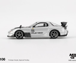 1:64 Mazda RX-7 RE-Amemiya Silver Metallic