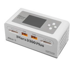 GensAce Imars D300 Plus G-Tech Dual Channel AC/DC 300W/700W nabíječ/vybíječ (bílý)