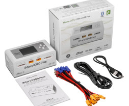 GensAce Imars D300 Plus G-Tech Dual Channel AC/DC 300W/700W nabíječ/vybíječ (bílý)