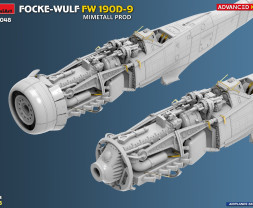 1:48 Focke-Wulf Fw 190 D-9, Mimetall Production (Advanced Kit)