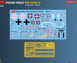 1:48 Focke-Wulf Fw 190 D-9, Mimetall Production (Advanced Kit)