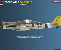 1:48 Focke-Wulf Fw 190 D-9, Mimetall Production (Advanced Kit)