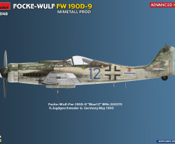 1:48 Focke-Wulf Fw 190 D-9, Mimetall Production (Advanced Kit)