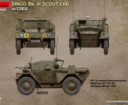 1:35 Dingo Mk.III Scout Car w/Crew