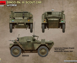 1:35 Dingo Mk.III Scout Car w/Crew