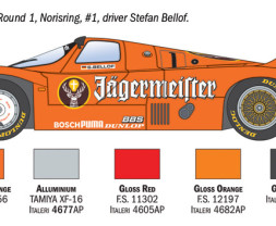 1:24 Porsche 956 Jägermeister