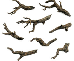 3D Printed Set Brokem Branches (8 pcs)