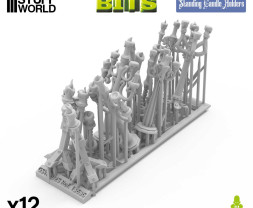 3D Printed Set Candle Holders (12 pcs)