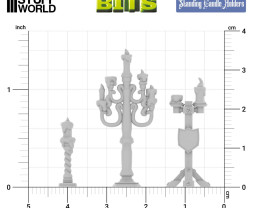 3D Printed Set Candle Holders (12 pcs)