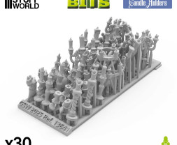 3D Printed Set Candle Holders (30 pcs)