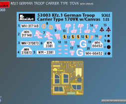 1:35 Kfz.1 German Troop Carrier Type 170VK w/ Canvas