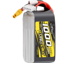 Gens ace LiPo Tattu R-Line V6 - 4S 1000mAh 14,8V 4S1P ST (160C) XT60 Plug