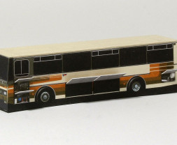 1:100 Hospitality at Lípa and long-distance bus Karosa LC 735 (cutout)