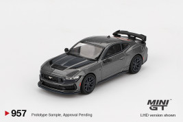1:64 Ford Mustang Dark Horse 2024 Carbonized Gray