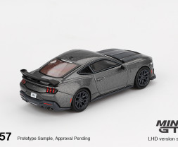 1:64 Ford Mustang Dark Horse 2024 Carbonized Gray