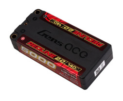 GENS ACE LiPo Redline Series 2.0 - 2S 5000mAh 7.6V High Voltage 2S1P (140C)