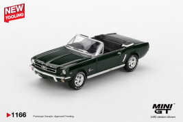 1:64 Ford Mustang Convertible 1964 Highland Green - blister