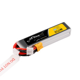 GENS ACE LiPo TATTU serie - 2S 850mAh 7.6V HV (95) XT30 Long-Pack