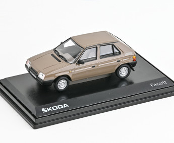 1:43 Skoda Favorit 136L (1988) - Brown Stone