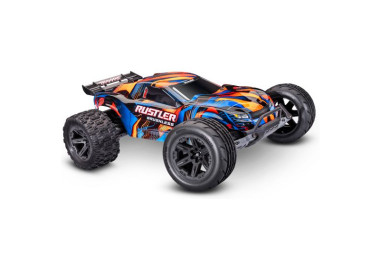 Traxxas Rustler 1:10 VX3 RTR - oranžový