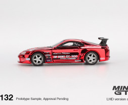 1:64 Toyota Supra (A80) Top Secret GT-300 Top Secret Red Chrome - blister