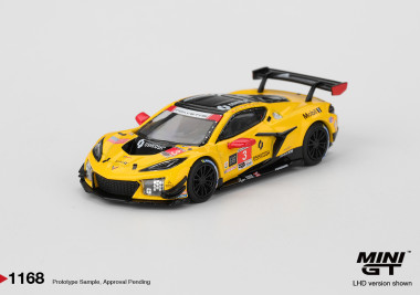 1:64 Chevrolet Corvette Z06 GT3.R #3 Corvette Racing by Pratt Miller Motorsports 2025 IMSA - blister