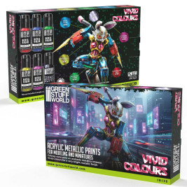 Vivid Metallic Paints Set