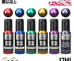Vivid Metallic Paints Set