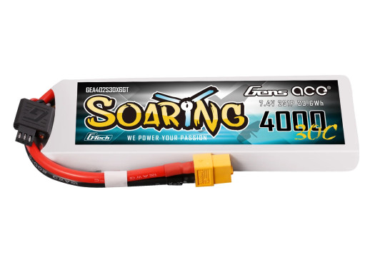 GENS Ace SOARING G-Tech LIPO - 2S 4000 mAh 7,4V (30C) XT60