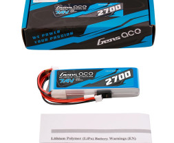 Gens Ace LiPo - 2S 2700mAh 7.4V 2S Lipo Battery s Futaba+JST-EHR konektor