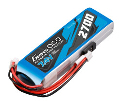 Gens Ace LiPo - 2S 2700mAh 7.4V 2S Lipo Battery s Futaba+JST-EHR konektor