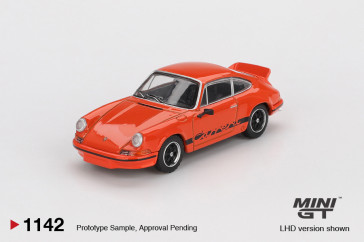 1:64 Porsche 911 Carrera RS 2.7 Tangerine with Black Livery