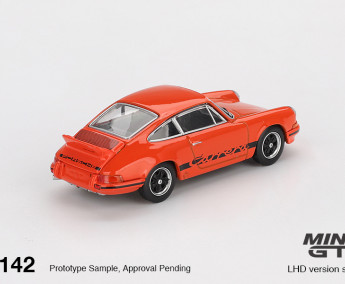 1:64 Porsche 911 Carrera RS 2.7 Tangerine with Black Livery