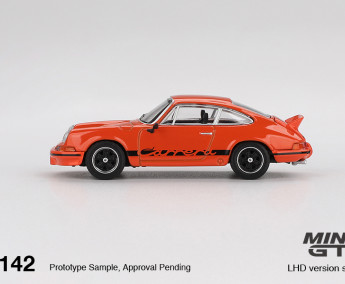 1:64 Porsche 911 Carrera RS 2.7 Tangerine with Black Livery