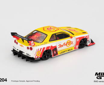 1:64 NISSAN GTR (R34) LB-SUPER SILHOUETTE SKYLINE SUPPAIMAN OKINAWA 2025
