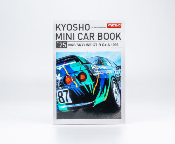  1:64 Minicar Book Nissan Skyline GT-R HKS #87 (Kyosho MOTN LED System)